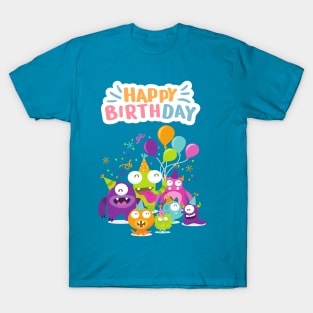 Happy Birthday Monster T-Shirt